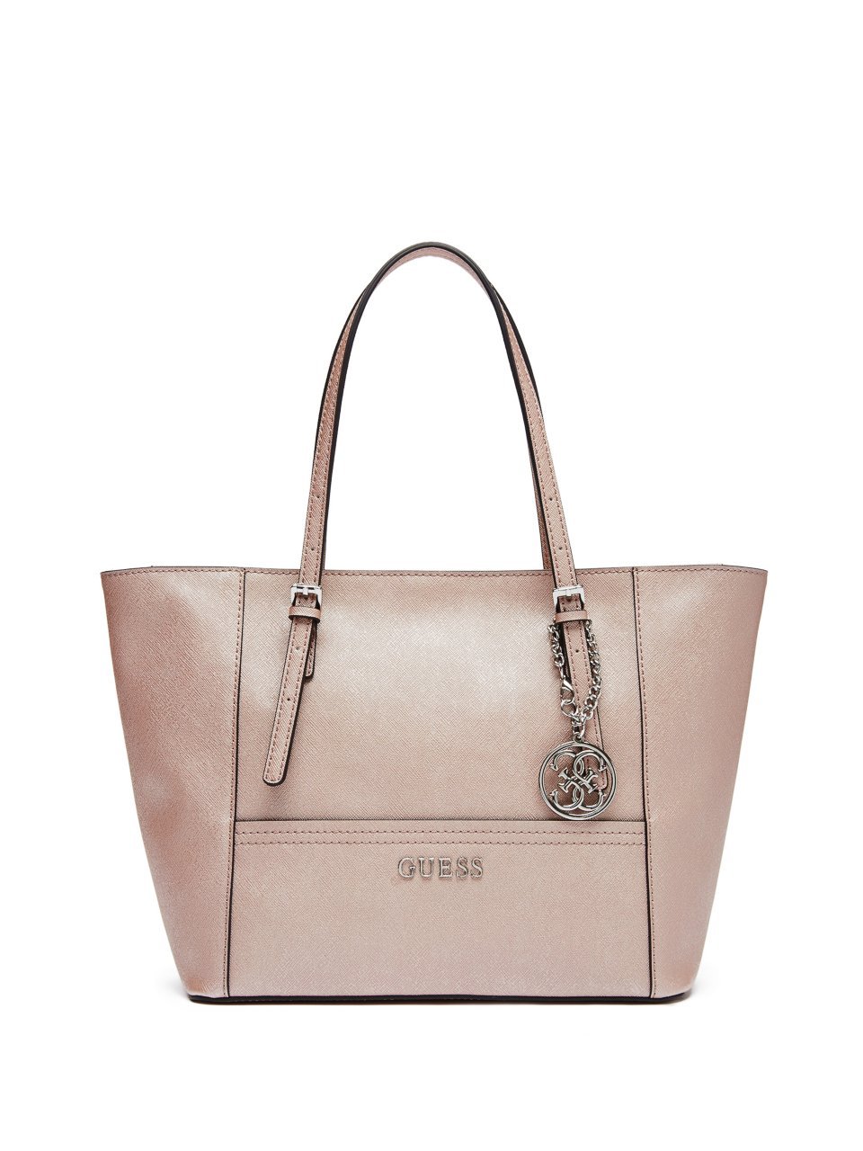 Guess Delaney Small Classic Tote Rose Gold Desertcart Seychelles