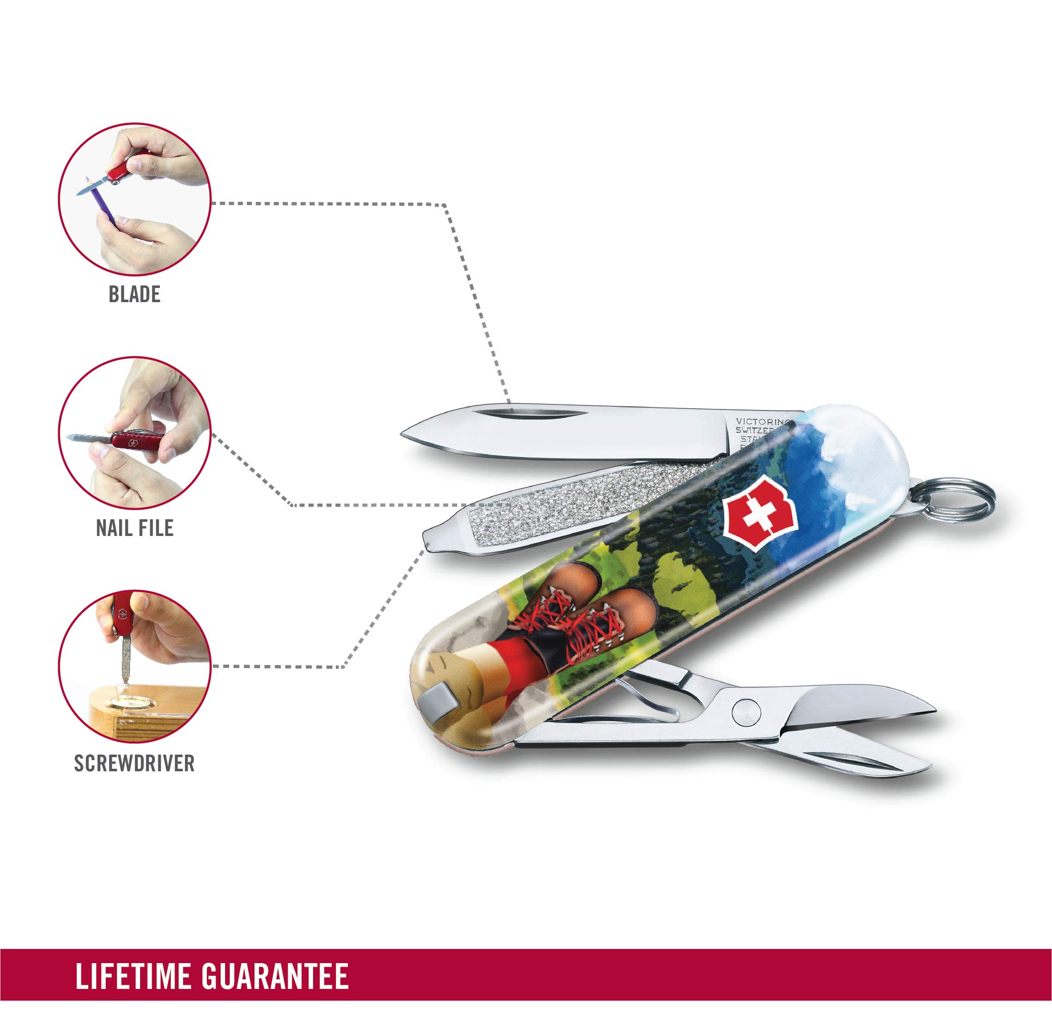 Victorinox Classic 2020 I Love Hiking Swiss Army Knife - Sports Limited Edition