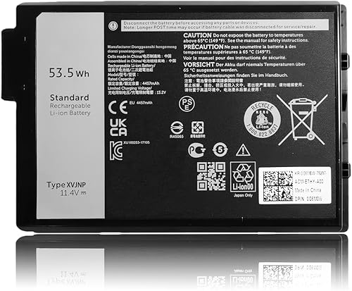 Miniatura 14 de Batería de repuesto para laptop N3X1D T54FJ M5Y0X 11.1V 65Wh para Dell Latitude E5420 E5430 E5520 E5530 E6420 E6520 E6430 E6440 E6530 E6540