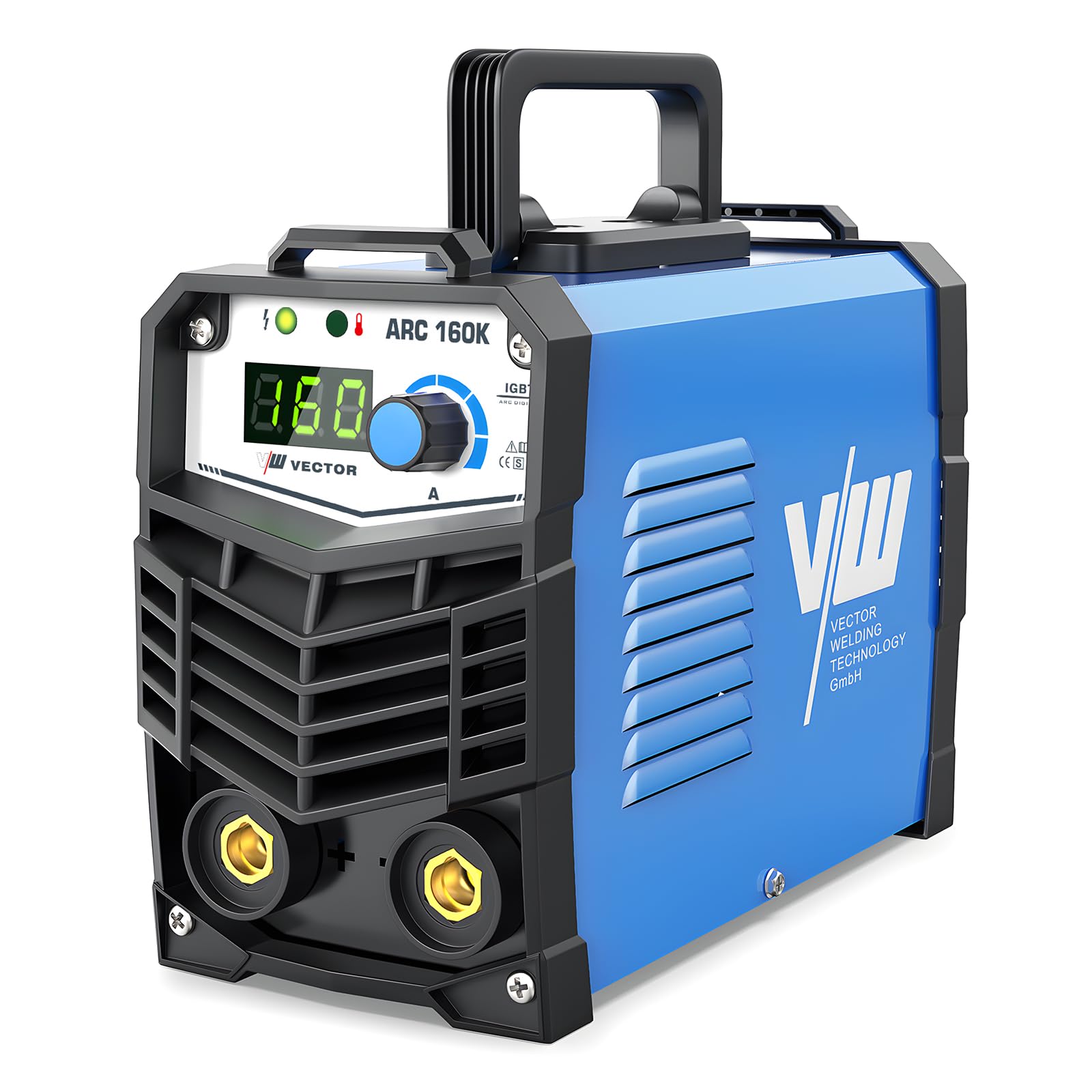 VECTOR WELDING Soldador Electrodos 160 A Solddor Inverter MMA/ARC | Dispositivo para Principiantes IGBT ARC 160