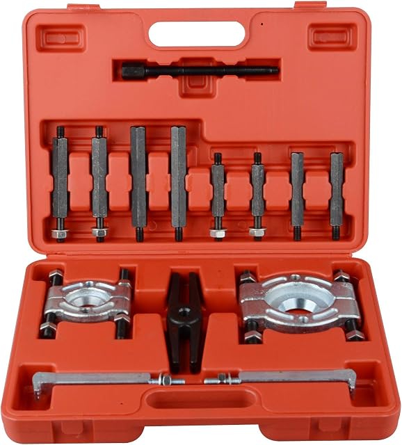 DAYUAN 14pcs Bearing Separator Puller Set, Heavy Duty 5 Ton Capacity 2" and 3" Bearings Splitters Puller Kit