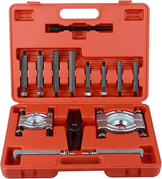 Kit 14 Pezzi Estrattori Cuscinetti | Separatori Per Meccanica | Con Guanti | Acciaio CR-V - Foto 9