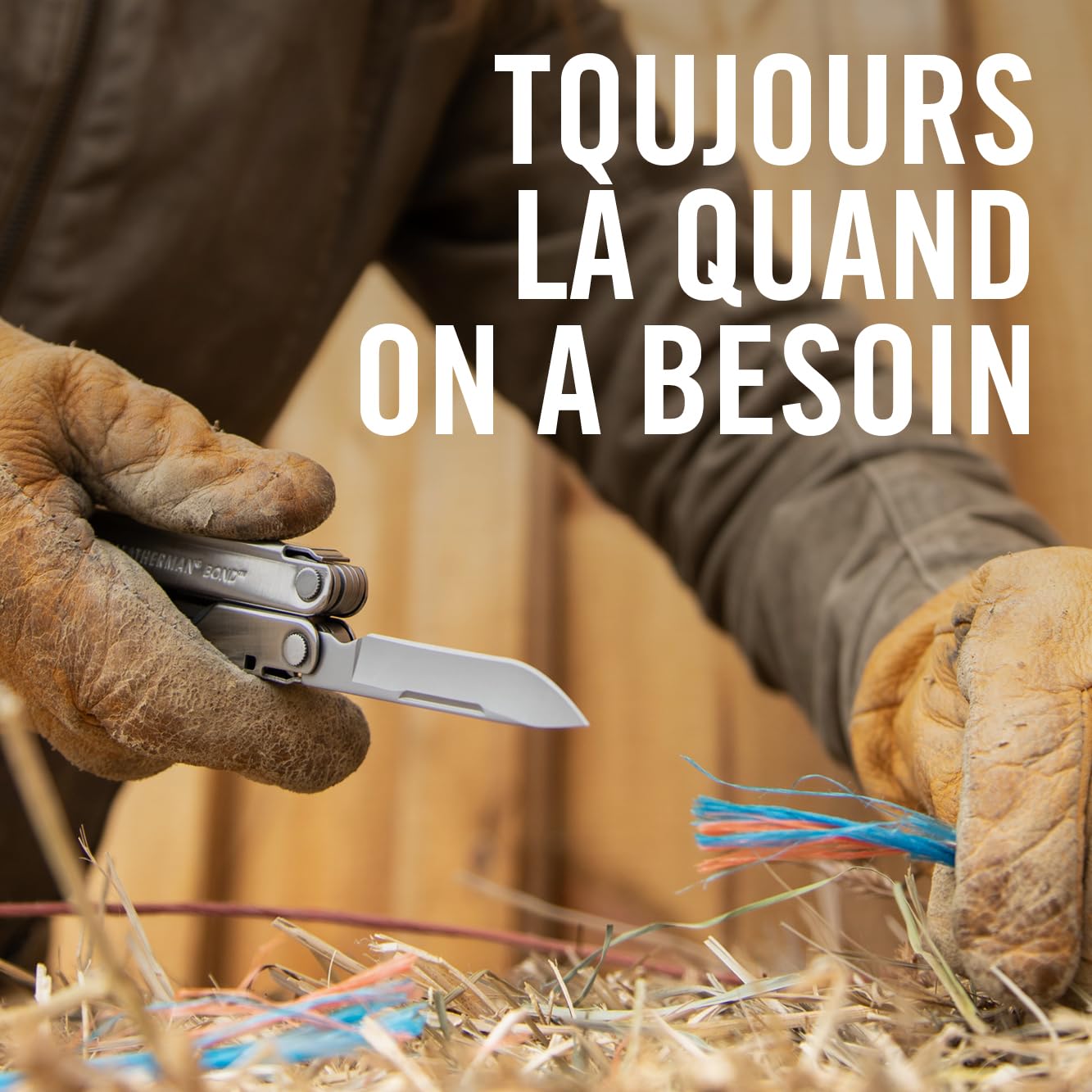 Leatherman Bond Outil Multifonction - 14 Outils pour l'Extérieur et le Camping - Acier Inoxydable