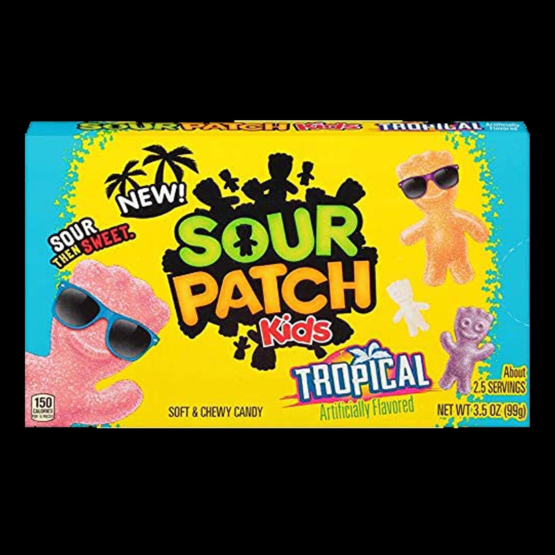 Sour Patchs Kids Tropical Soft & Chewy Candy 99g