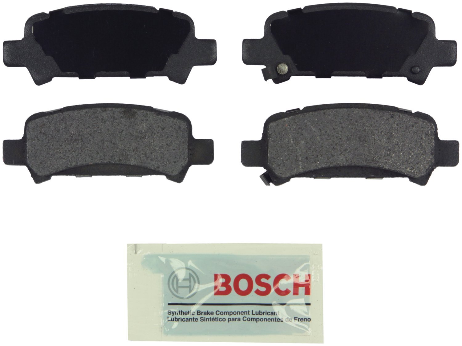 Bosch BE1324H Blue Disc Brake Pad Set with Hardware - FRONT — view 393