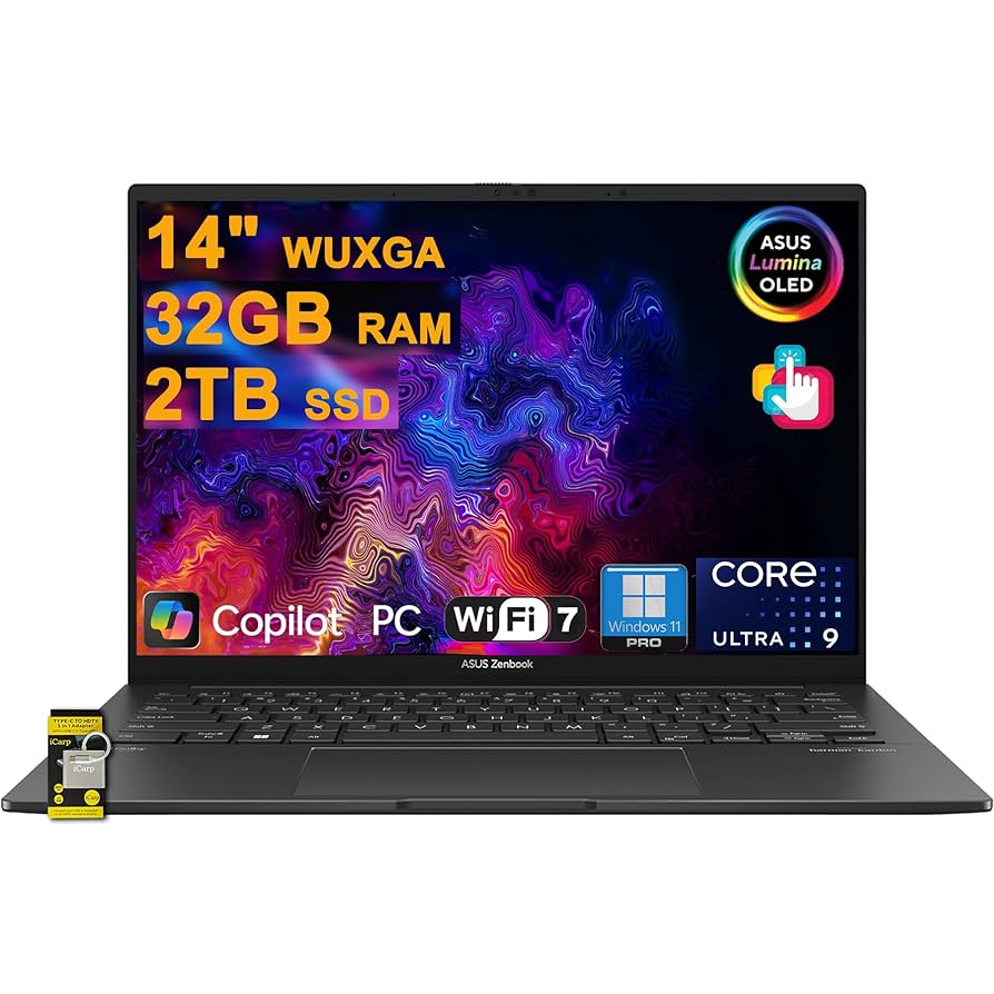 Windowsノート本体 ASUS Zenbook 14 Core i9 185H 32GB RAM Windowsノート本体 ASUS Zenbook 14 Core i9 185H 32GB RAM