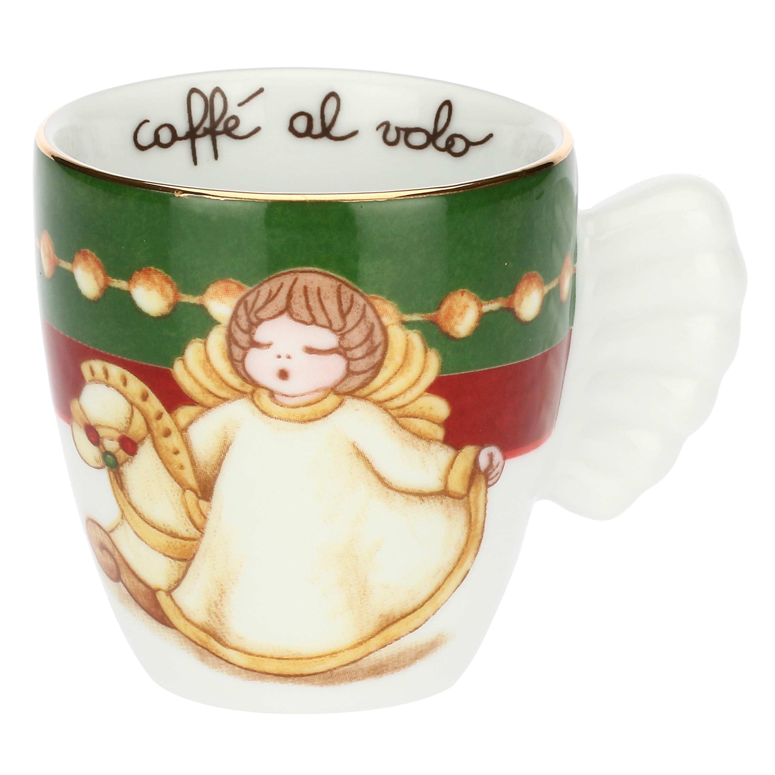 THUN - Espressokopje Special Edition van porselein, 100 ml, kerstverrassingen