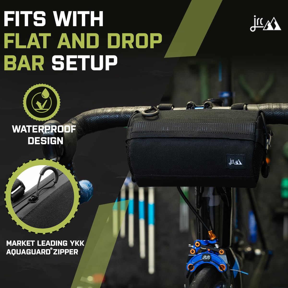Motorcycle Handlebar Bag Universal Waterproof Front Storage Bag Bicycle Handlebar Bag Compatible