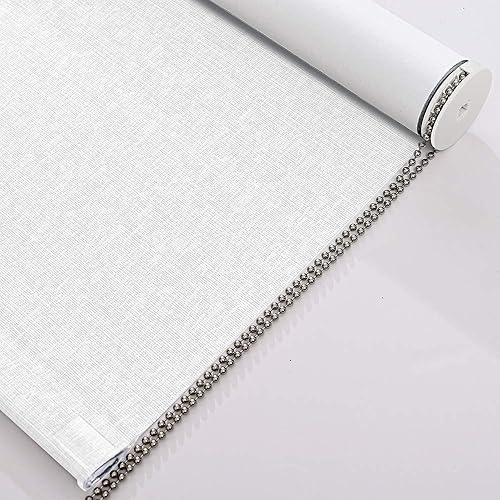 Miniatura 6 de Persilux Persianas de rodillo con 100% bloqueo de luz con patrón estampado de jacquard a rayas