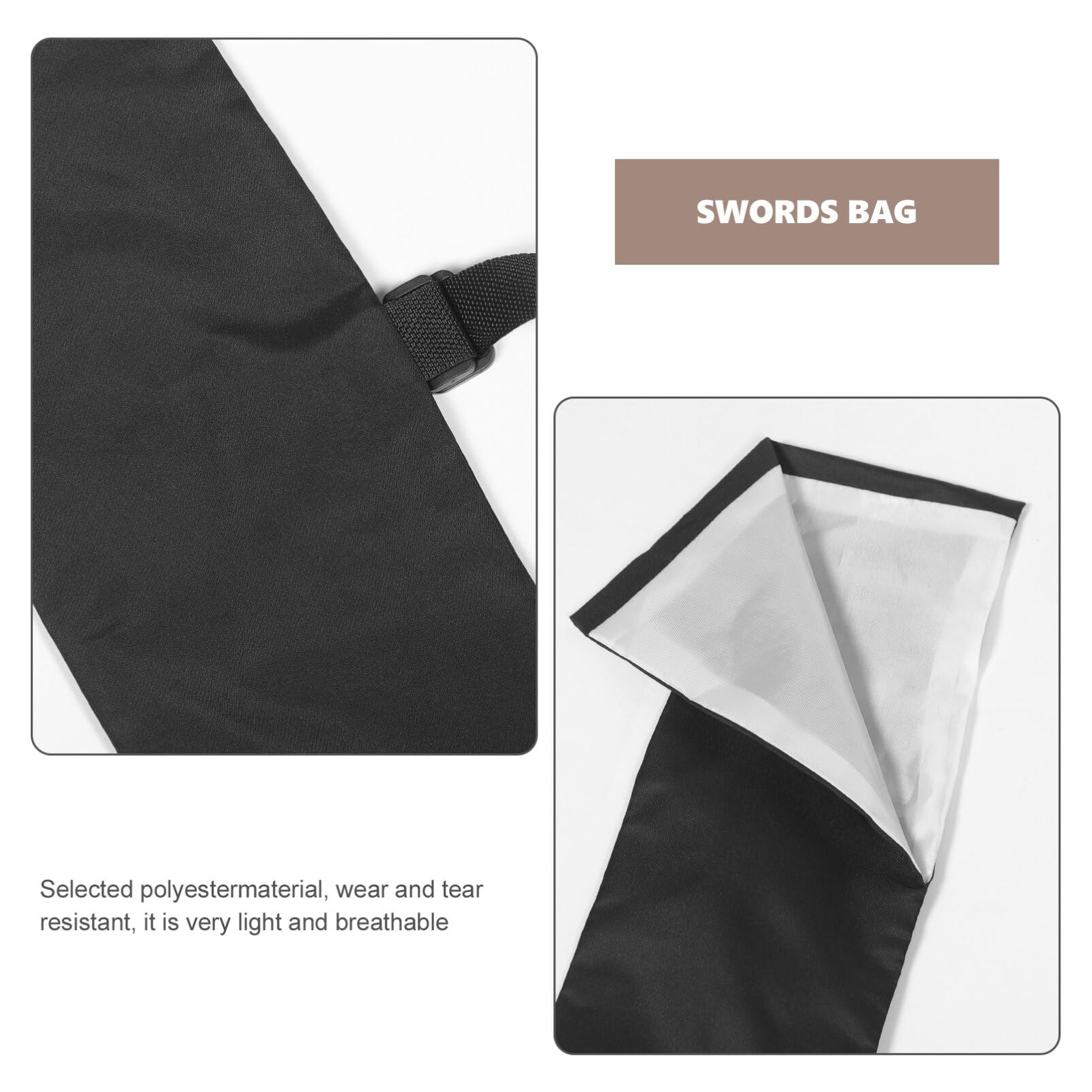 CLISPEED Borse per : Borsa per Spade con Cinturino Porta Ninja Borsa Delle Spade il Trasporto delle
