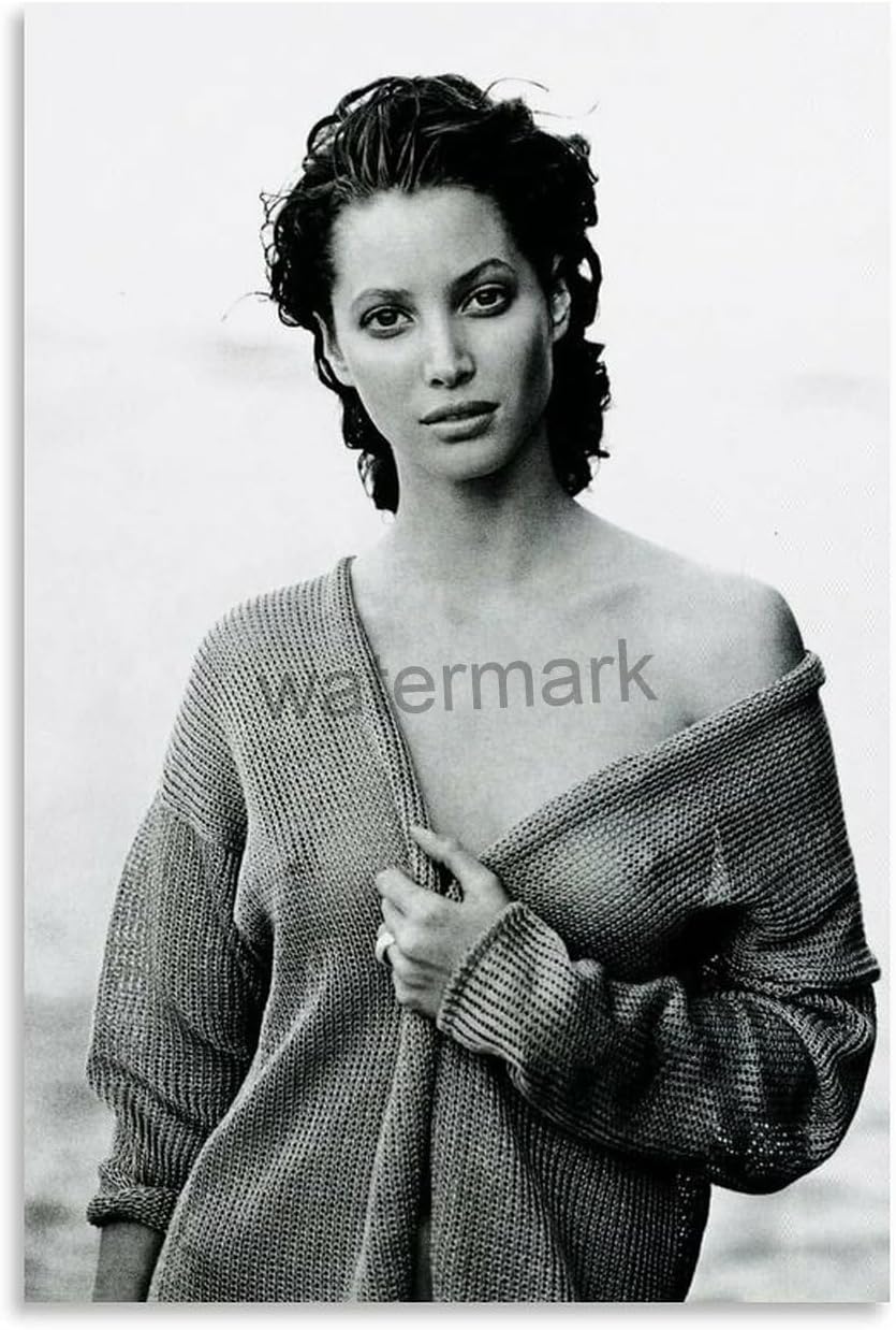 Christy Nicole Turlington Burns Beautiful Female Model Classic Black And White Portrait Art Poster Decorations Canvas Painting Posters And Prints Wall Art Pictures for Living Room Bedroom Decor 08×12 Christy Nicole Turlington Burns Beautiful Female Model Classic Black And White Portrait Art Poster Decorations Canvas Painting Posters And Prints Wall Art Pictures for Living Room Bedroom Decor 08×12