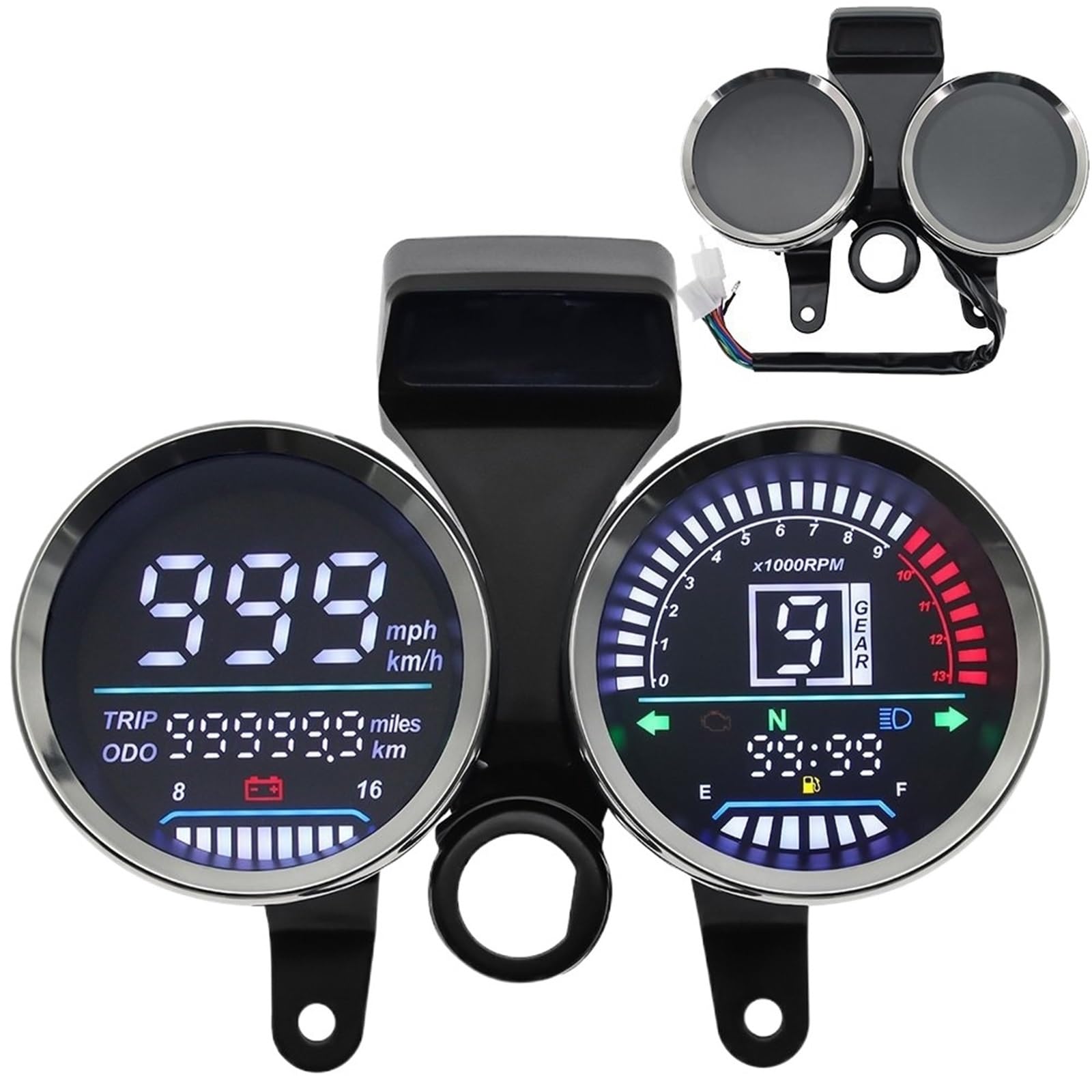 Compteurs de vitesse Pour Suzuki GN 125 Digital Meter Tachymètre numérique