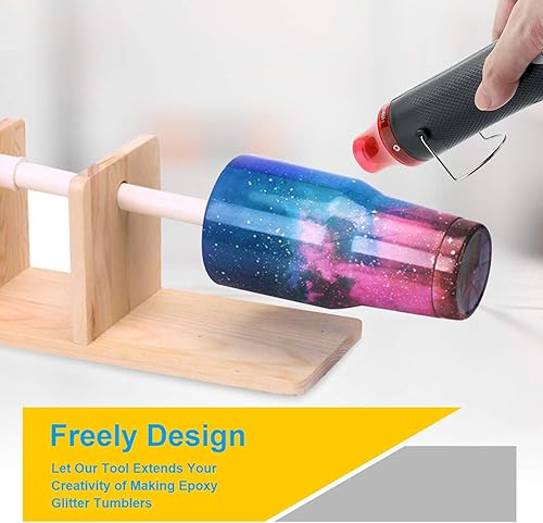 Vista 14 de Pistola de calor para manualidades, mini herramienta de calor para resina epoxi, moldes de silicona, vertido acrílico, relieve y eliminación