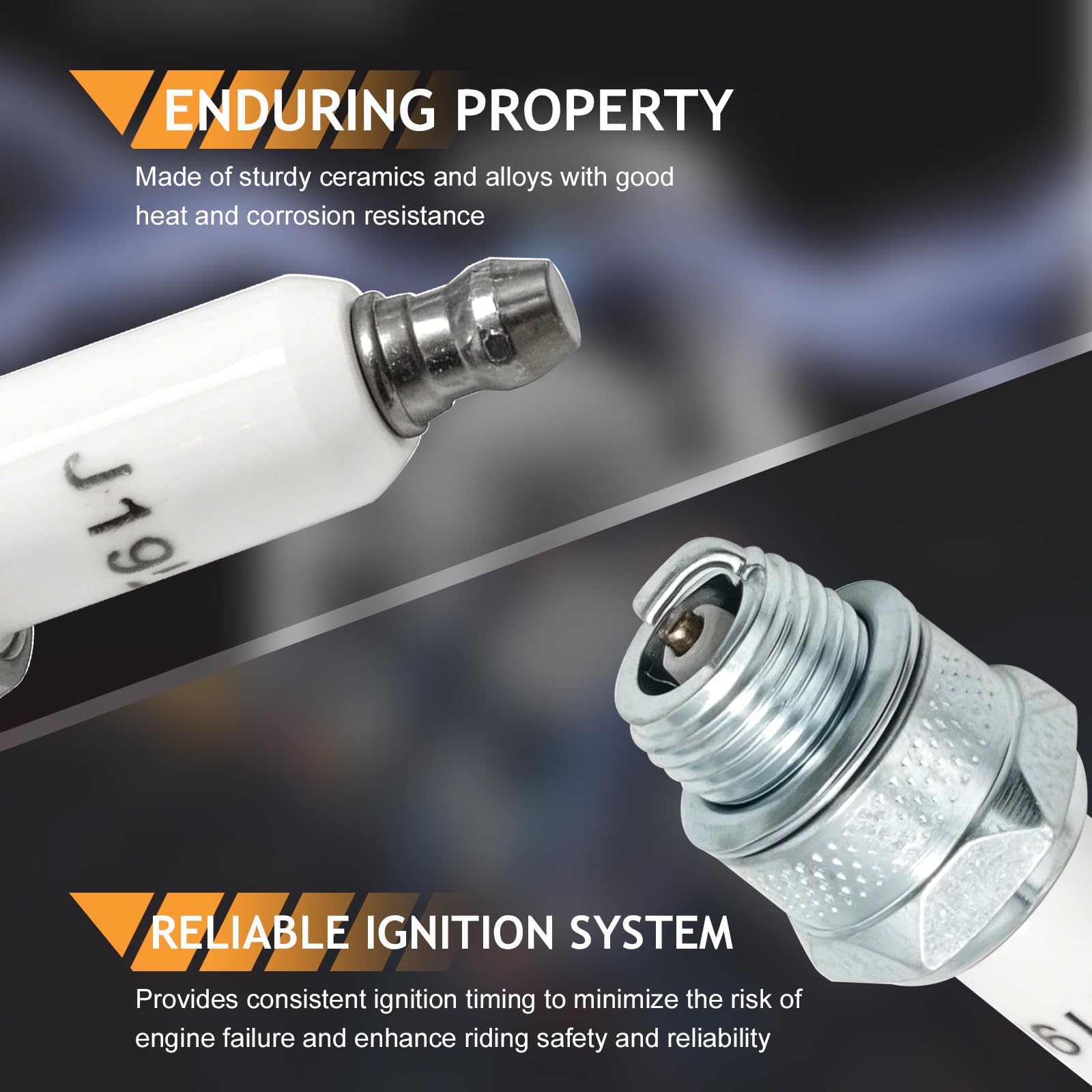 Anxingo RJ19LM Spark Plug Replacement for Champion J19LM for B&S
