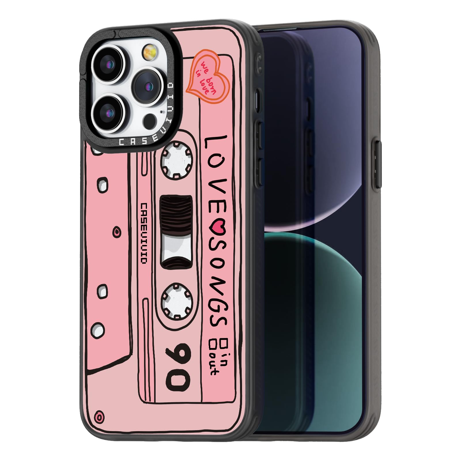 Coque iPhone 14 Pro Max esthétique cassette le cadeau mignon et utile parfait - 8