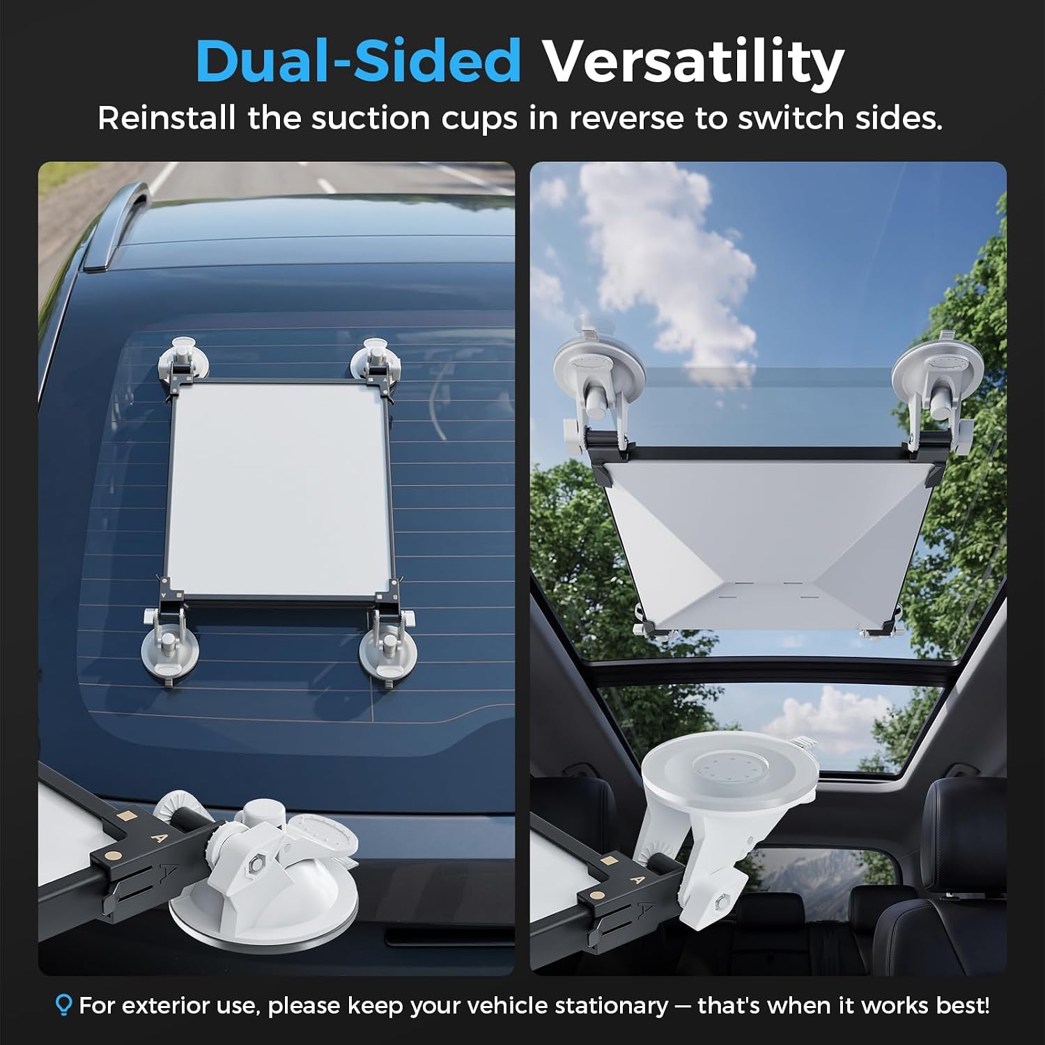 Starlink Mini Car Mount Suction Cup Holder for Sunroof & Window