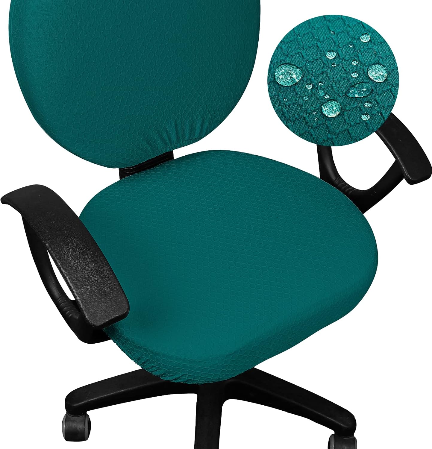 Office Chair Cover, Soft Stretchable Geometric Office