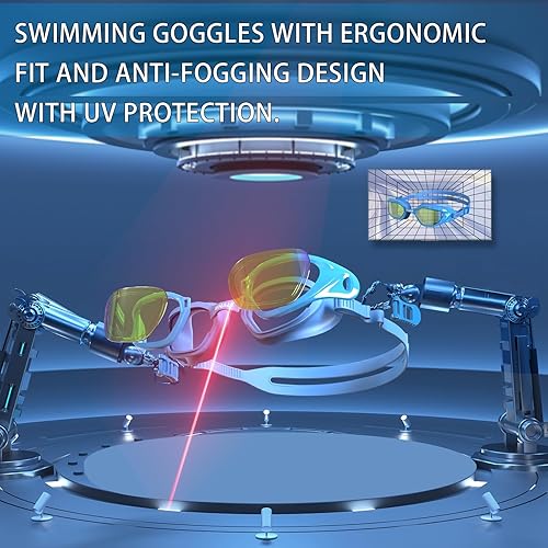 Miniatura 6 de Whale Gafas de natación polarizadas UV400 antivaho adecuadas para adultos y adolescentes