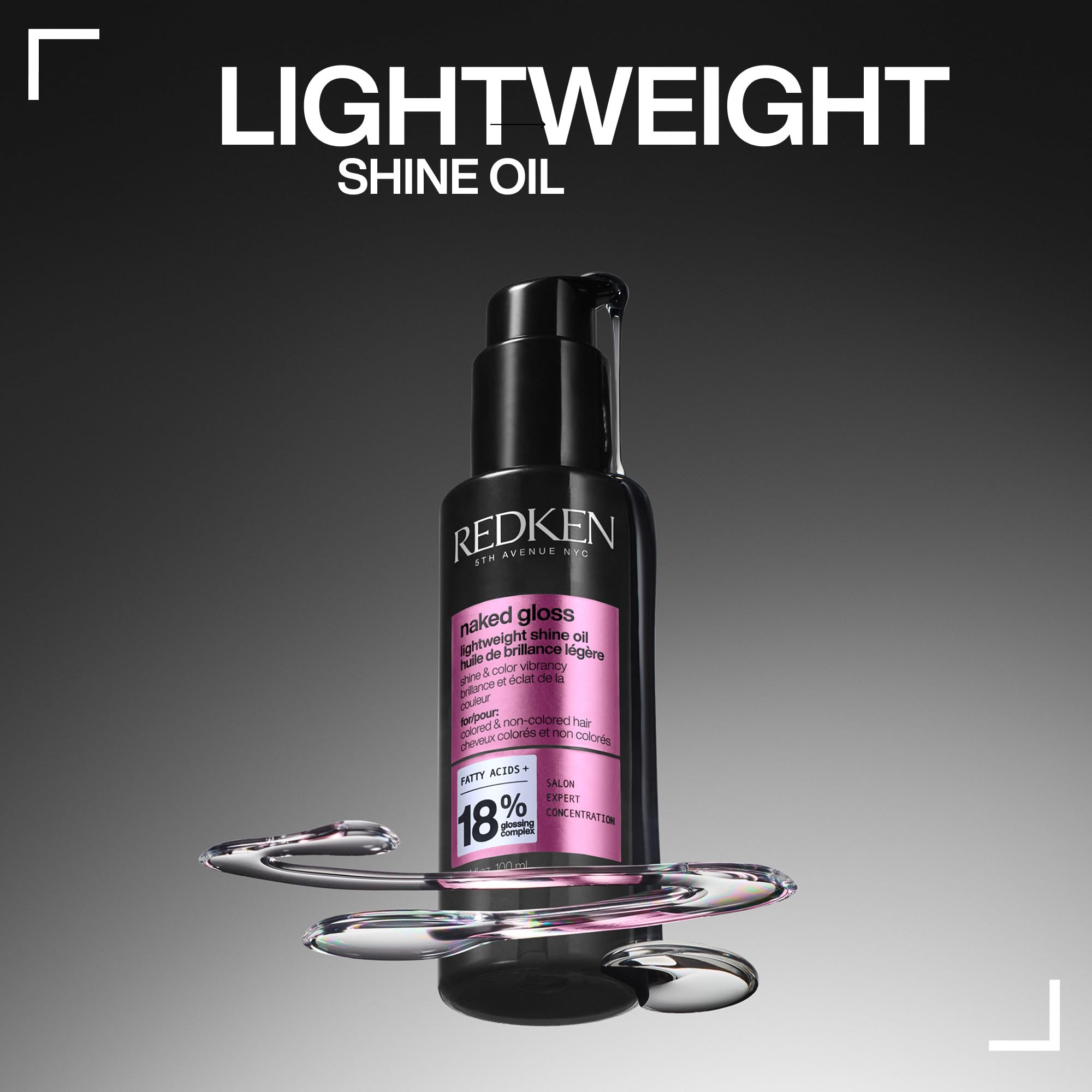 Redken Naked Gloss Lightweight Shine Hair Oil