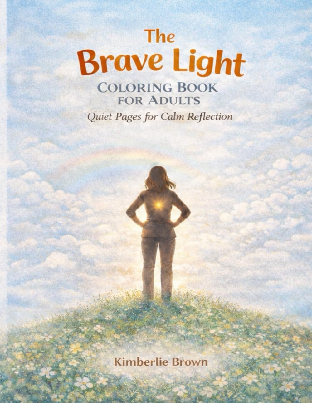 The Brave Light Coloring Book For Adults: Quiet Pages for Calm Reflection