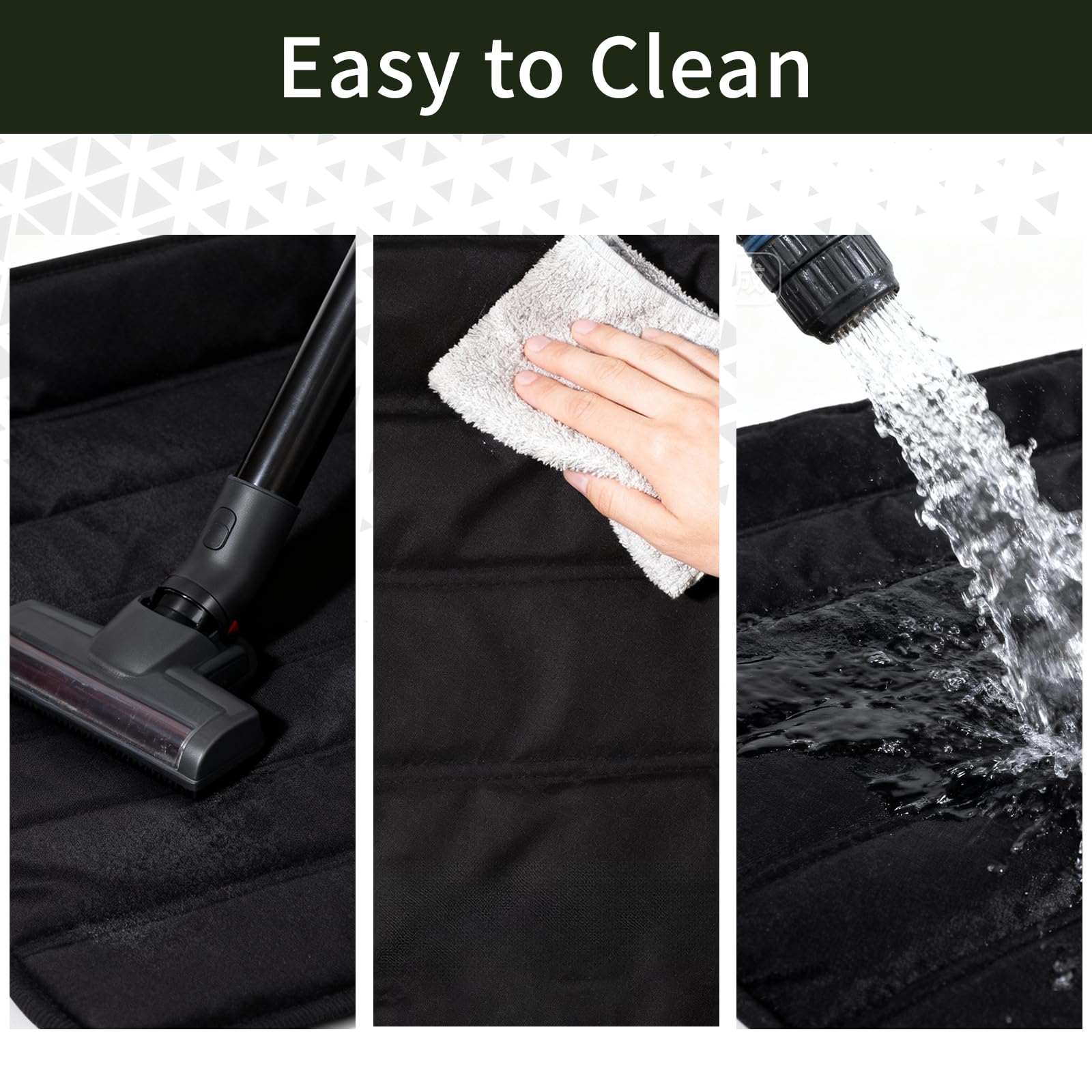 Large 38"x25" Rear Bumper Guard for Cars, Foldable Trunk Mat Protector - Universal Scratch Protection for SUV, Truck, Van During Loading and Unloading & Dog Entry