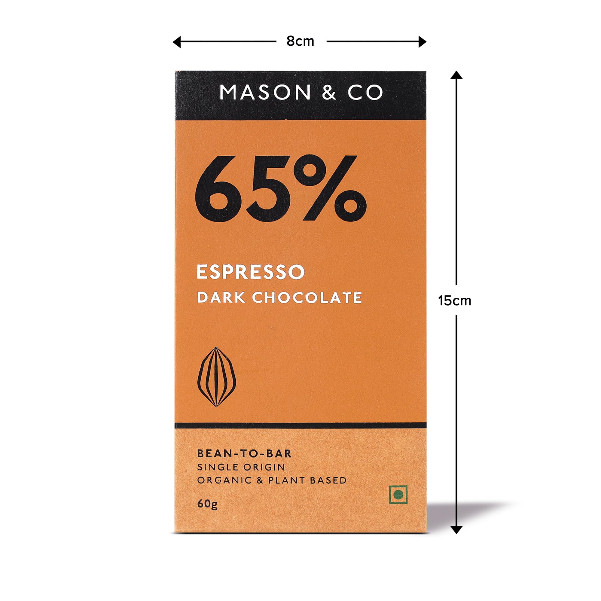 Mason & Co. 65% Espresso Dark Chocolate, 60g 1