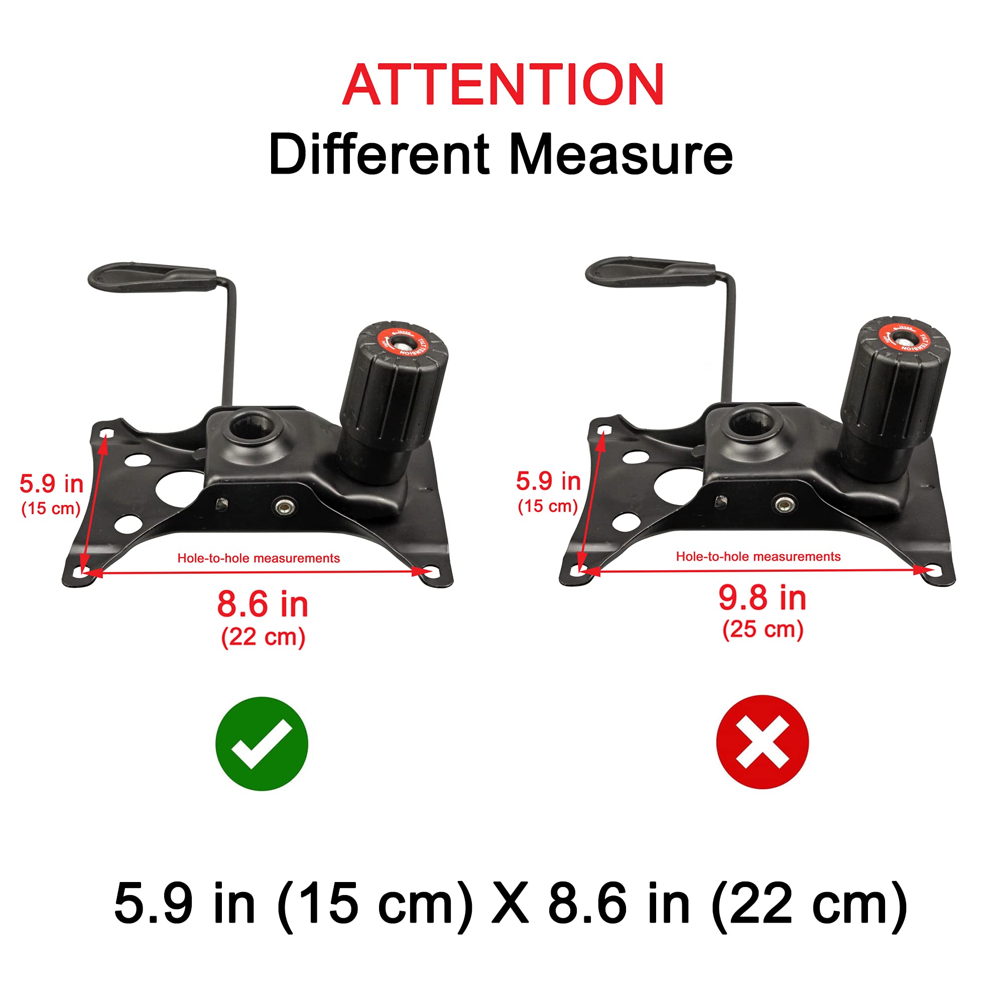 Chair Movement Lock Seat Control Plate For Gaming Chair Heavy Duty Swivel Chair Mechanism ...