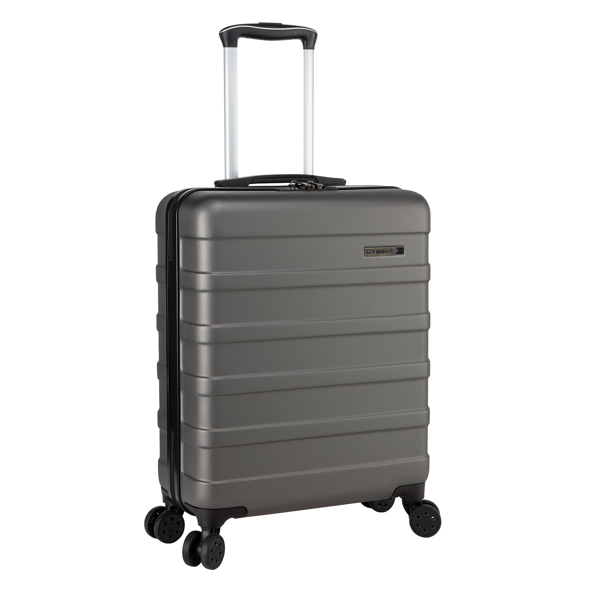 Cabin Max Trolley Bagaglio a Mano 55x40x20, Valigie, Valigia Bagaglio a Mano, Valigia 55x40x20, Leggera, Rigida, con 8 ruote, Serratura a Combinazione, 55 x 40 x 20 cm