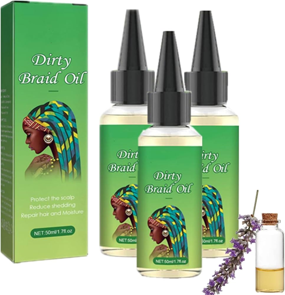 Dirty Braid Hair Oil-Prevent Itching Scalp Oil, Moisturize And