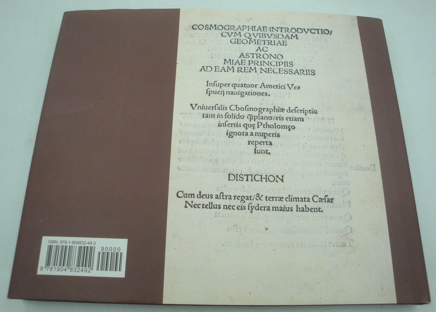 The Naming of America: Martin Waldseemuller's 1507 World Map and the Cosmographiae Introductio