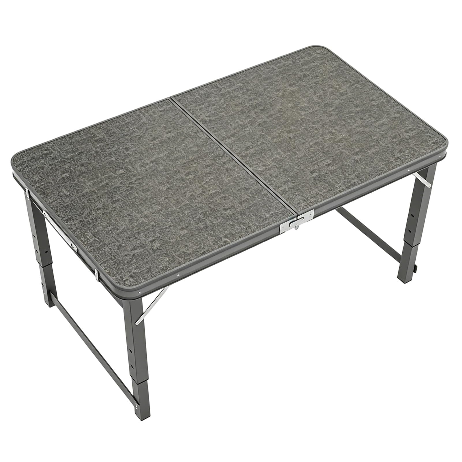 Tavolo da Pranzo e da Cucina Pieghevole - Tavolino Laterale Multiuso con Struttura in Acciaio, Tavolo da Giardino Portatile con cavalletti, banco da Lavoro per la Preparazione del Cibo, scri