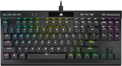 Corsair K70 RGB TKL Champion Series Gaming Keyboard CH-911901A - OPX Switch (Renewed)