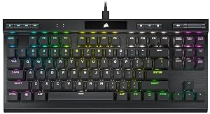 Corsair K70 RGB TKL Champion Series Gaming Keyboard CH-911901A - OPX Switch Renewed