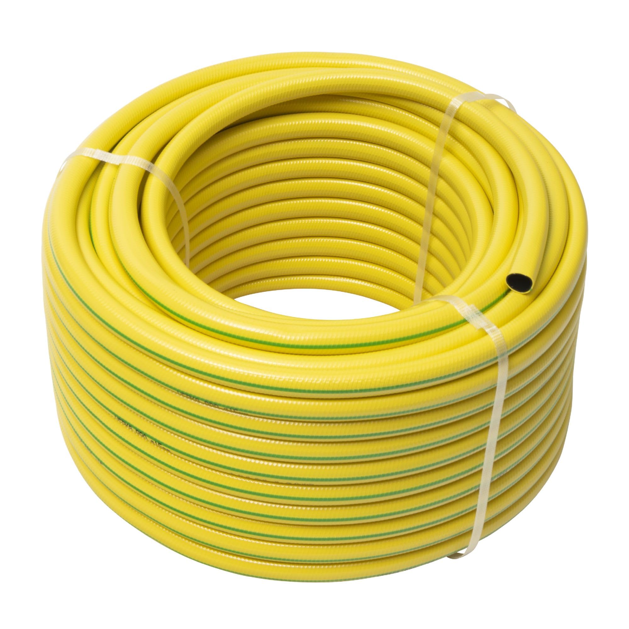Tuyau d'arrosage renforcé WERKA PRO 50m jaune anti-vrille