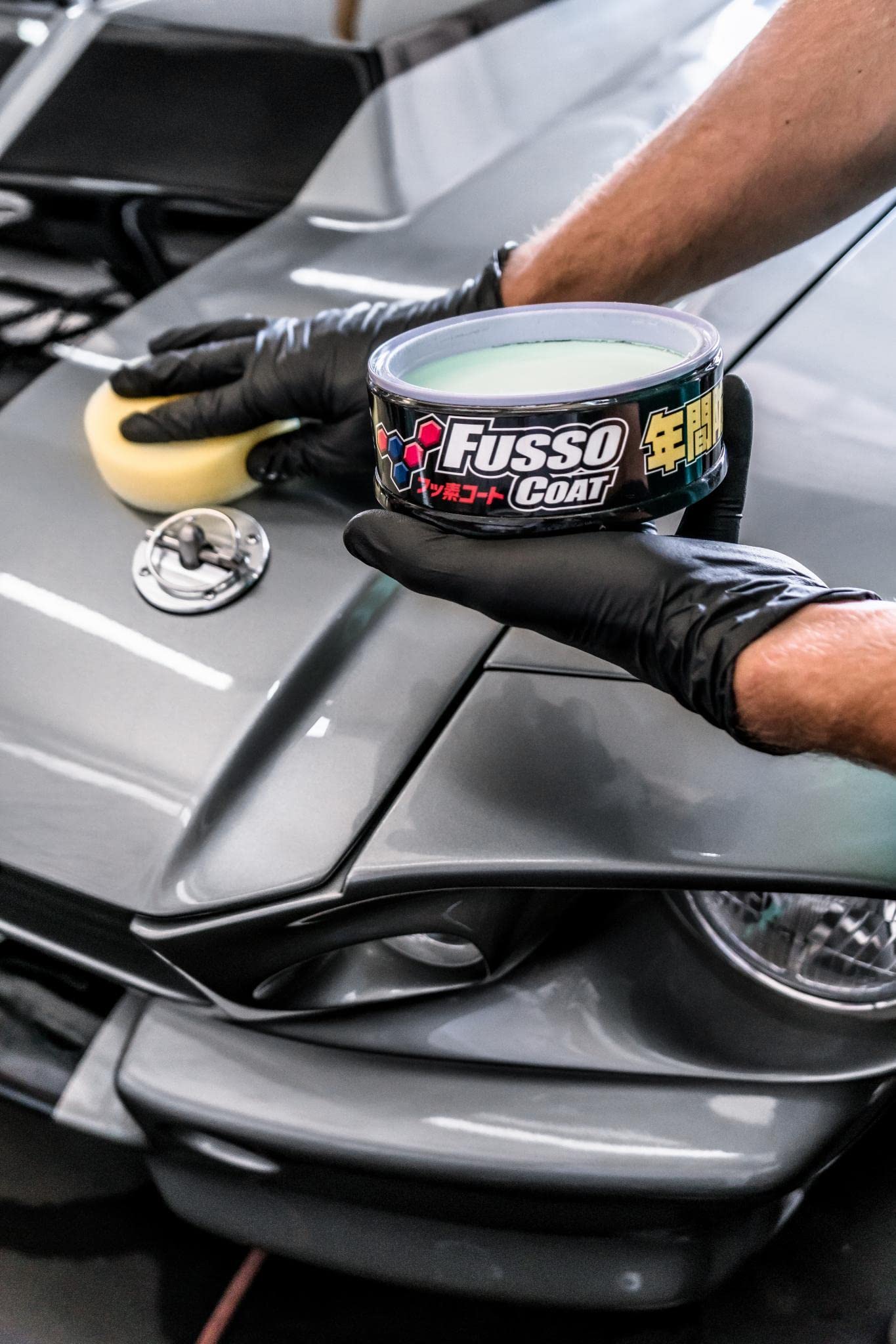 detailmate - Sigillante Soft99 Fusso Coat, protezione per la vernice della carrozzeria, consistenza dura, per colori scuri, durata fino a 12 mesi, 200 gr