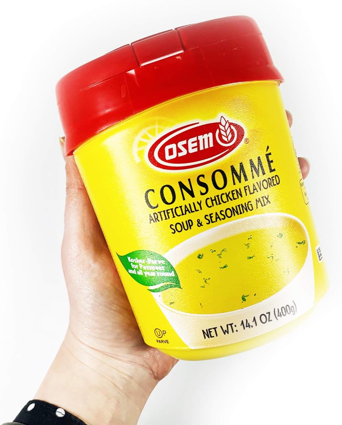 Consomme Chicken Soup & Seasoning Mix by Osem, 14.1 oz (4) Grocery & Gourmet Food