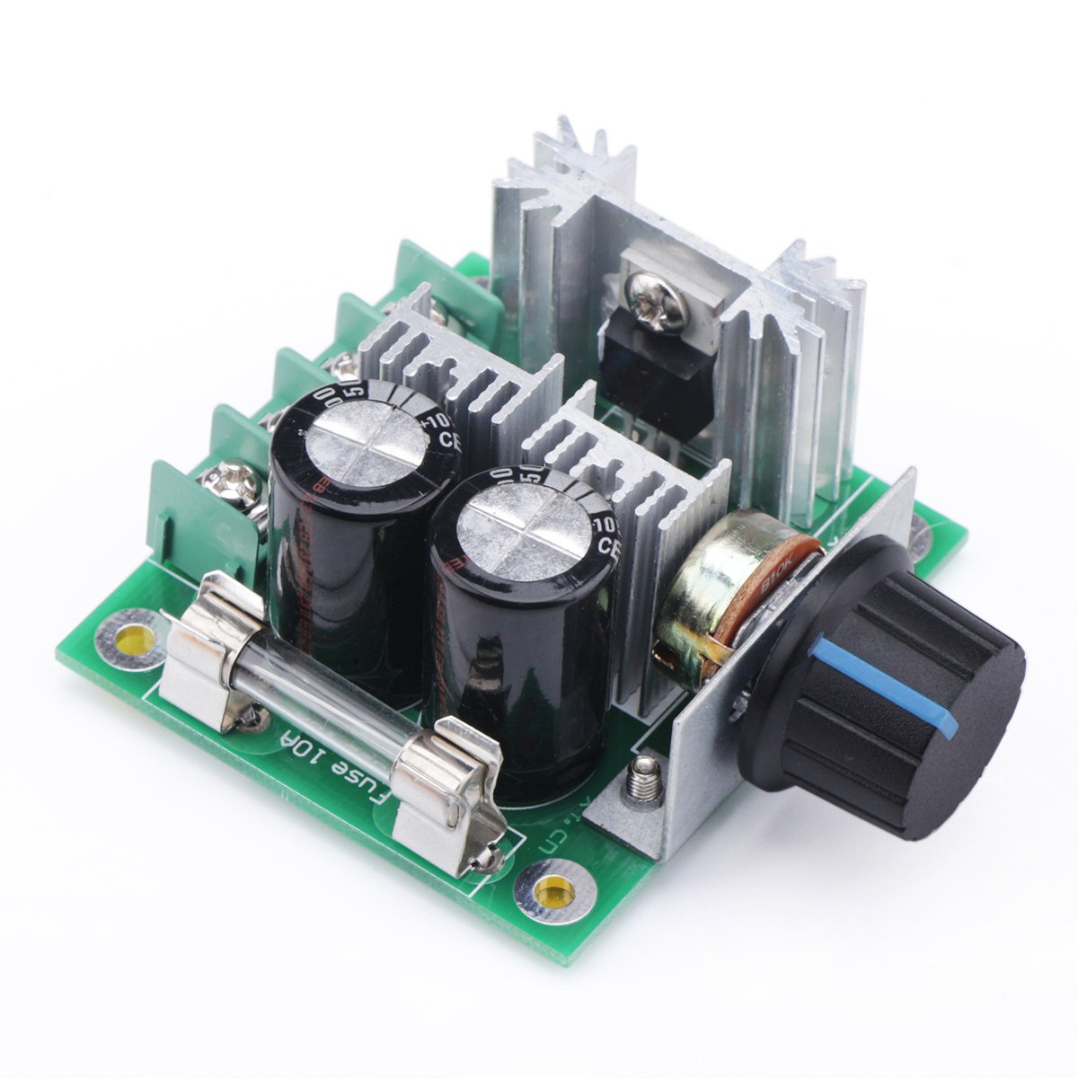 DROK® 13KHZ PWM DC Motor Controller DC 12V-40V 10A Motors Electric Pump Fan Speed Stepless Control Module with Reverse Polarity Protection High-Current Protection