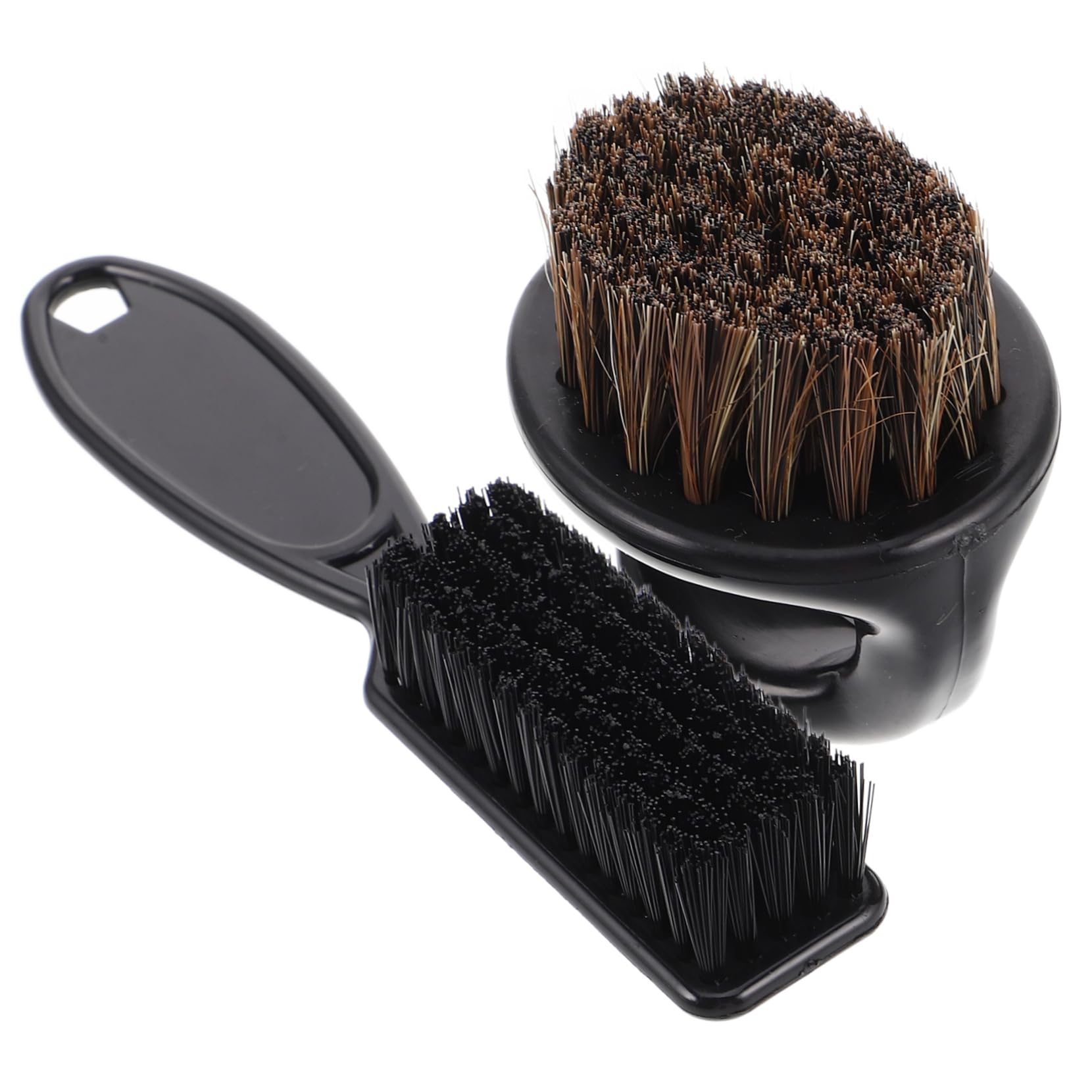 CALLARON Professional Barber Tools 5pc Beard Grooming Kit Hair Brush Set Scalp Scrubber Brush Mustache Styling for Men