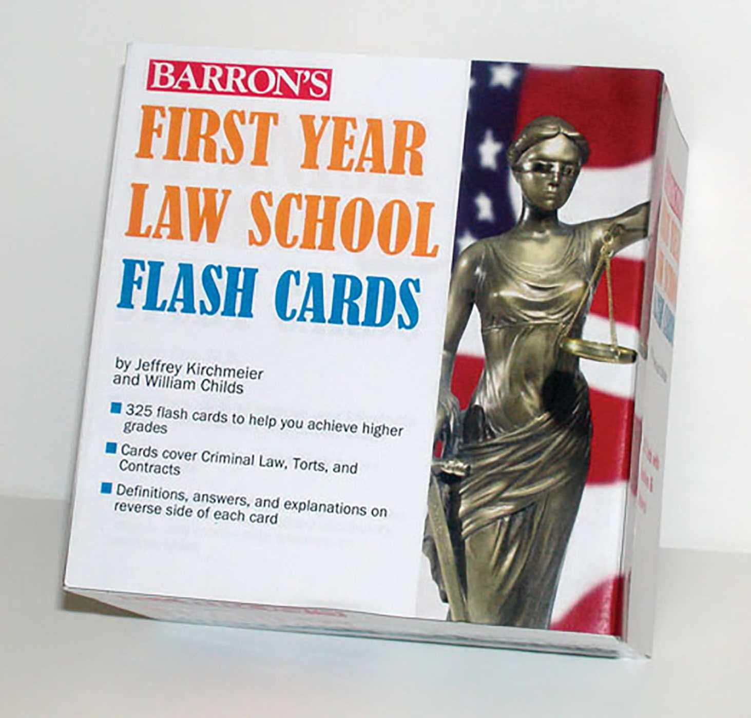 Amazon First Year Law School Flash Cards 350 Cards With Questions