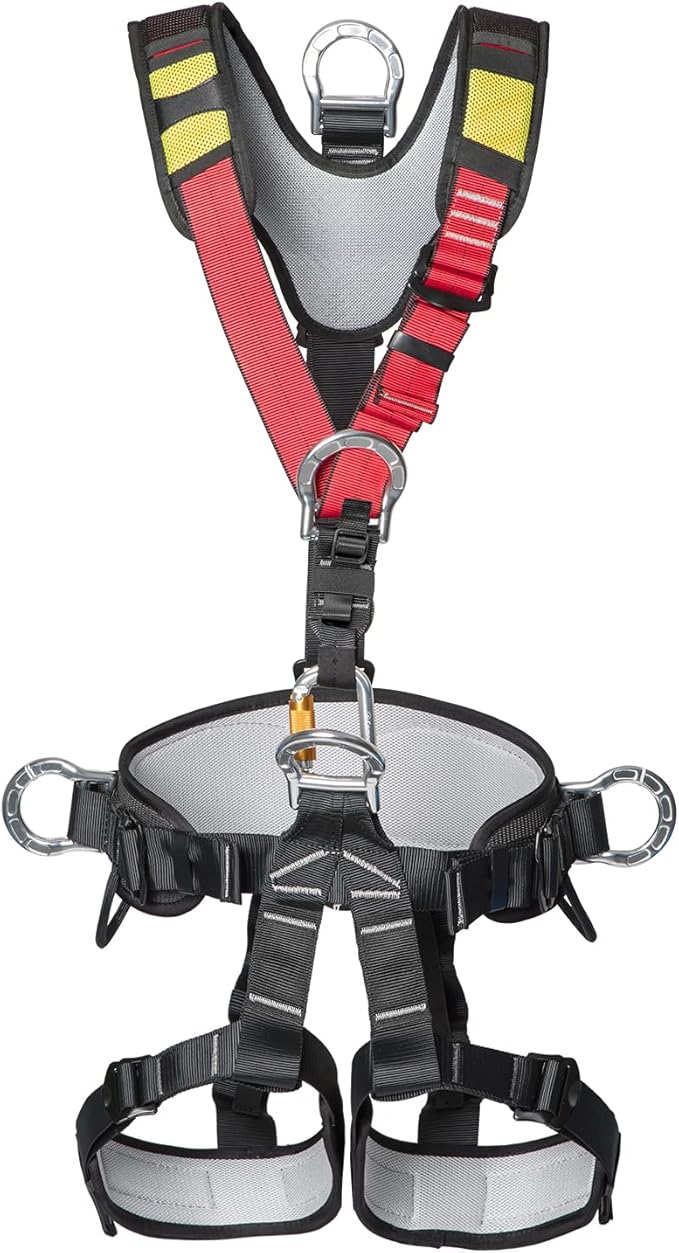 Amazon.co.jp [CAMNAL] ロッククライミングハーネスフルボディハーネス空中作業安全ベルト屋外ハーネスユニセックス保護装置