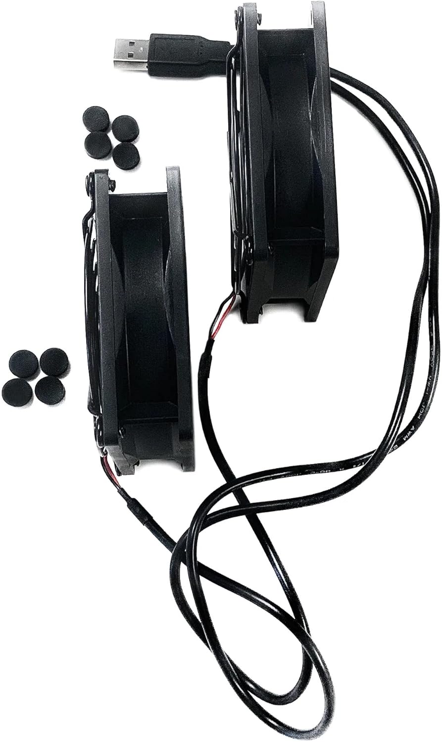 Coolerguys Dual 80mm USB Cooling Fans : Electronics