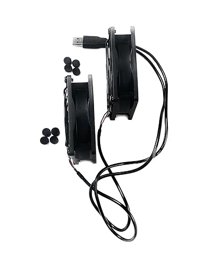 Miniatura 2 de Coolerguys Ventiladores de refrigeración USB duales de 3.150 in