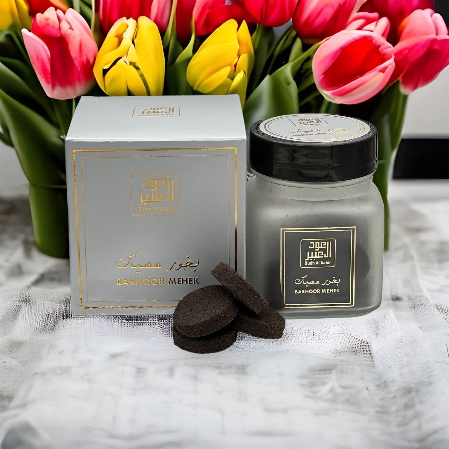 BAKHOOR MEHEK by Oudh Al Aabir, Solid Incense Bakhoor for Unisex, 100gm