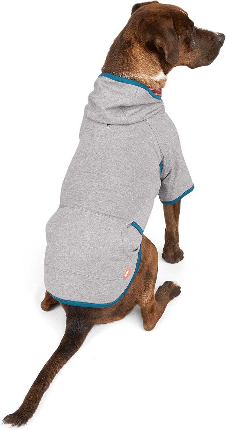 Petco Brand - Reddy Calming Grey Dog Hoodie, Large, Gray