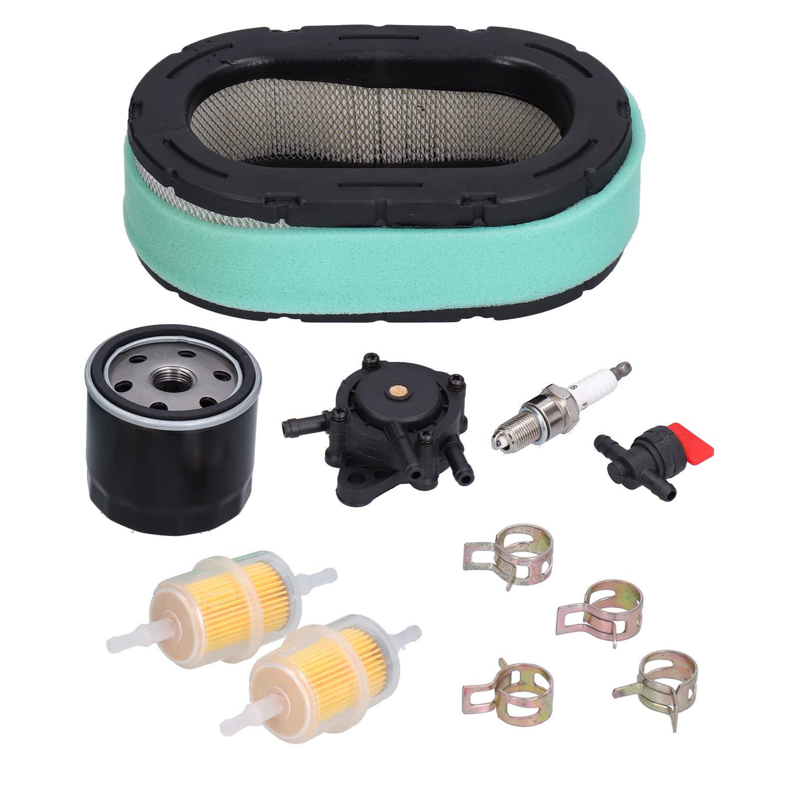 Accessoires de tondeuse à gazon Filtre à air de tondeuse à gazon Kuuleyn Filtre à air filtre à l'huile de tondeuse 32 083 09 - S 12 050 01 - S pour 7000 KT735 KT725 KT745 KT730