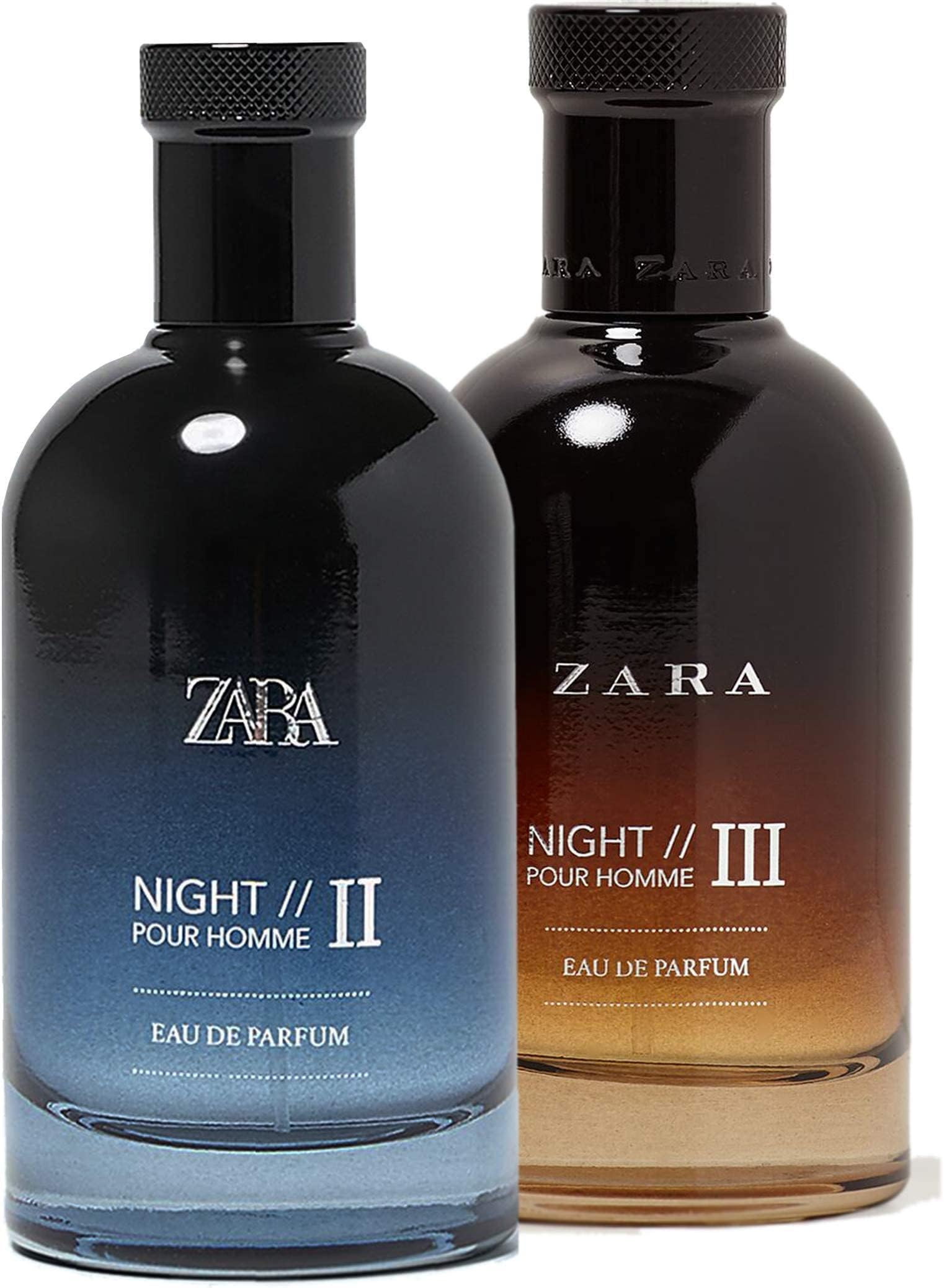 Night Pour Homme II and III Eau de Parfum, 2 x 100 ml