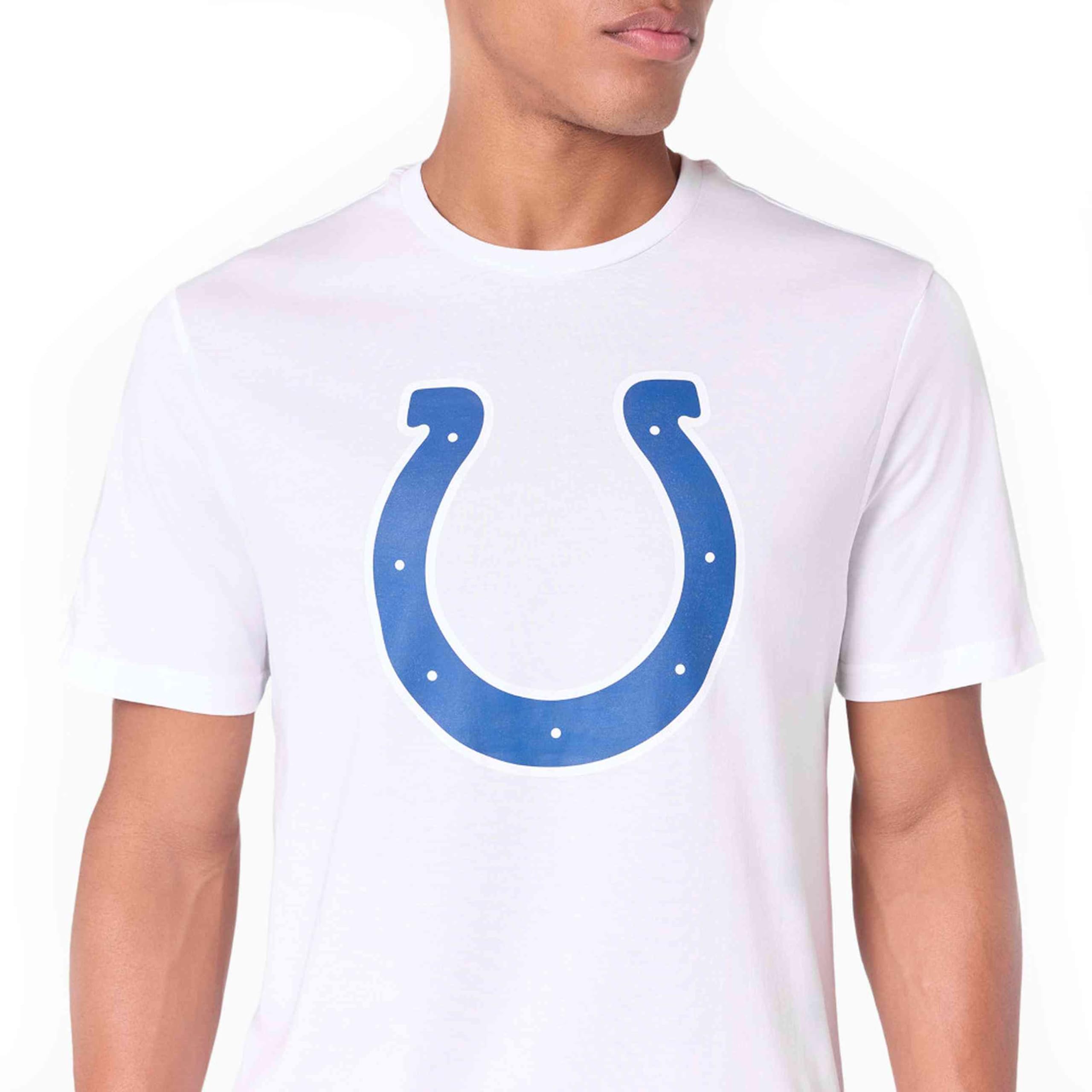 New Era Indianapolis Colts NFL Team Logo White T-Shirt โ image 1