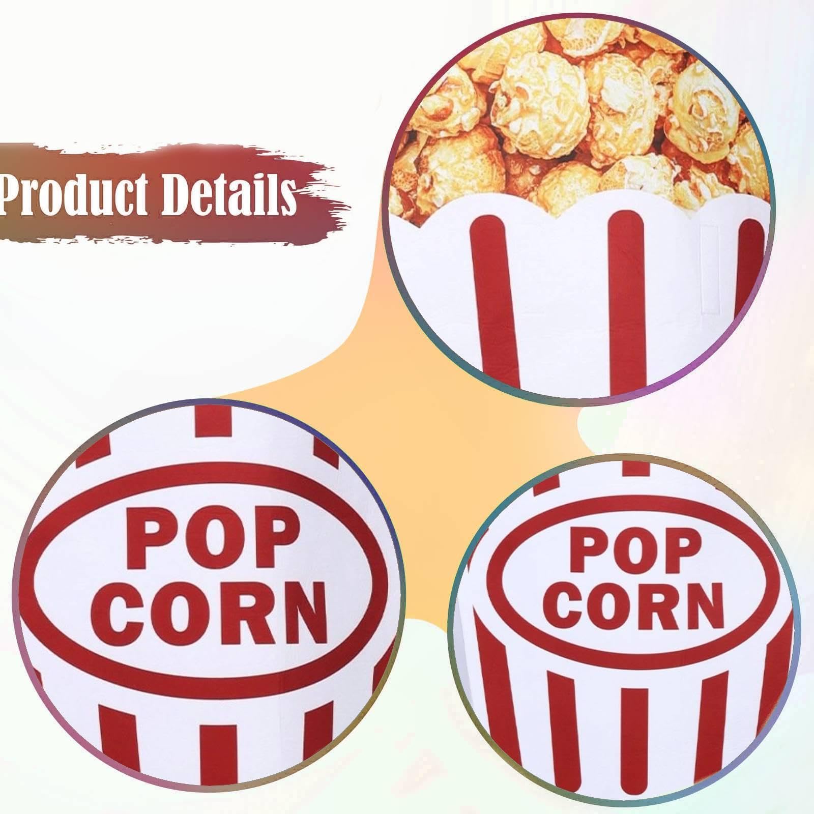 Costume Da Popcorn per Halloween: Un Costume Adorabile per Feste a Tema E Giochi di Ruolo.