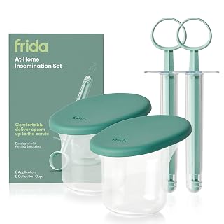 Frida Fertility At-Home Insemination Kit, Developed with Specialists for Conception Support, Easy DIY Insemination for Minimal Sperm Waste & Family Planning, 2 Applicators & 2 Collection Cups - Amazon product rated Grade A
