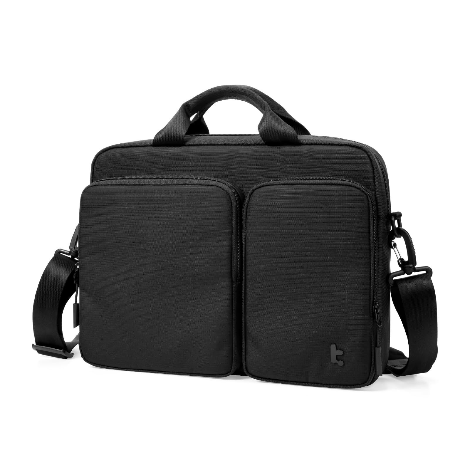 tomtoc A33 Slim 15-16 Inch Laptop Shoulder Bag for MacBook Air Pro M4 M3 Briefcase with Accessory Document